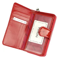 Kép 6/9 - Patrizia Női Bőr Pénztárca Fl-116 Rfid Piros