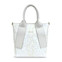 Kép 2/10 - Zellia Női Kézitáska H728 Beige - Python -