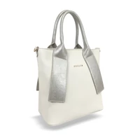 Kép 2/9 - Zellia Női Kézitáska H728 Beige-Shiny Gold - D217 -
