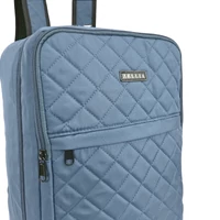 Kép 3/8 - Zellia Hátizsák | Kézipoggyász Hz-104 Kék - Steppelt - Vízlepergetős - 40 X 25 X 20 Cm