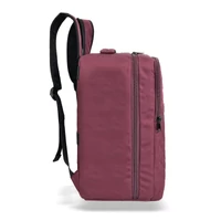 Kép 5/8 - Zellia Hátizsák | Kézipoggyász Hz-104 Bordó - Steppelt - Vízlepergetős - 40 X 25 X 20 Cm