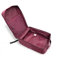 Kép 6/8 - Zellia Hátizsák | Kézipoggyász Hz-104 Bordó - Steppelt - Vízlepergetős - 40 X 25 X 20 Cm