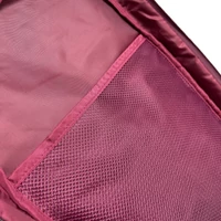 Kép 7/8 - Zellia Hátizsák | Kézipoggyász Hz-104 Bordó - Steppelt - Vízlepergetős - 40 X 25 X 20 Cm
