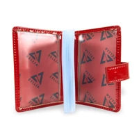 Kép 2/2 - Zellia Női Kártyatartó Hz-128 K892 - 2166 -Aurora Red - Piros Lakk