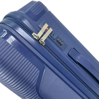 Kép 6/9 - Zellia Polipropilén Bőrönd Ppb088 - Kék Szett