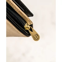 Kép 11/12 - Peterson Női Bőr Pénztárca Ptn Lj-42106-0681 Black-Gold - Fekete-Arany