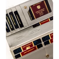 Kép 8/12 - Peterson Női Bőr Pénztárca - Ptn Ph20-Lfl-6912 Blue - Kék