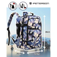 Kép 2/12 - Peterson Hátizsák - PTN PP-TOK-P-6821 Print-10  - 40 X 25 X 20 Cm -