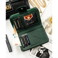 Kép 6/9 - Peterson Női Bőr Pénztárcaptn Ps115-Fds-1831 Green - Zöld