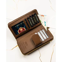 Kép 6/8 - Peterson Női Pénztárca - Echo És Természetes Bőr Ptn Ps116-Hnl-2760 Brown