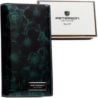 Kép 2/9 - Peterson Női Bőr Pénztárca Ptn Ps1431-Fds-1718 Green - Zöld