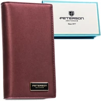 Kép 1/8 - Peterson Női Pénztárca - Echo És Természetes Bőr Ptn Ps1431-Hnl-2869 Purple