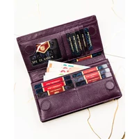 Kép 6/8 - Peterson Női Pénztárca - Echo És Természetes Bőr Ptn Ps1431-Hnl-2869 Purple