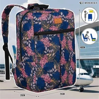 Kép 7/13 - Rovicky Hátizsák | Kézipoggyász - Mintás - R-Pl-01-0446 S15 - 40 X 25 X 20 Cm - Csillámnos