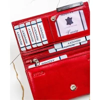 Kép 7/11 - Cavaldi Női Bőr Pénztárca Rd-07-Gcl-4-9876 Red részletek