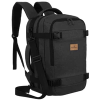 Kép 1/15 - Peterson Hátizsák - Kézipoggyász -  Ptn Sikorka-6460 Black - Fekete - 40 X 25 X 20 Cm -