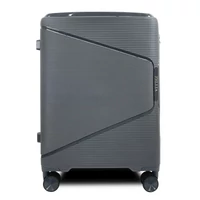 Kép 2/8 - Zellia Polipropilén Bőrönd Ppb088 - Sötét Szürke S Méret - 55 X 40 X 20 Cm