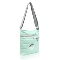 Kép 3/6 - Zellia Női Oldaltáska Zlb159 Light Menta Zöld - Matt - Line -