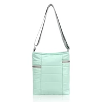 Kép 5/6 - Zellia Női Oldaltáska Zlb159 Light Menta Zöld - Matt - Line -