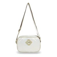 Kép 1/6 - Zellia Női Oldaltáska Zlb172 Pearl White - Három Fakkos - Steppelt - Arany K. -