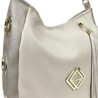 Kép 3/5 - Zellia Női Válltáska Zlb180 Beige-Arany - Diamond -