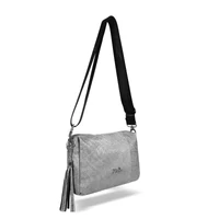 Kép 3/7 - Zellia Női Oldaltáska Zlb210 Jeans Gray - Szürke -