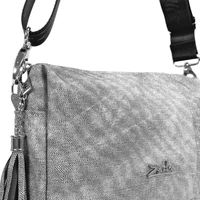 Kép 4/7 - Zellia Női Oldaltáska Zlb210 Jeans Gray - Szürke -