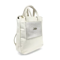 Kép 4/8 - Zellia Női Hátizsák Zlb245 Világos Beige-Arany - Shiny -