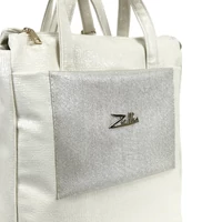 Kép 5/8 - Zellia Női Hátizsák Zlb245 Világos Beige-Arany - Shiny -