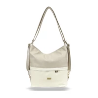 Kép 1/5 - Zellia Női Válltáska/Hátizsáká Alakítható Zlb275 Beige - Shiny -