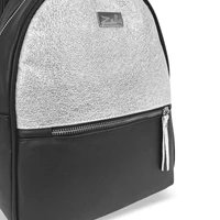 Kép 3/5 - Zellia Női Hátizsák Zvn24009 Fekete-Ezüst - Crystal -
