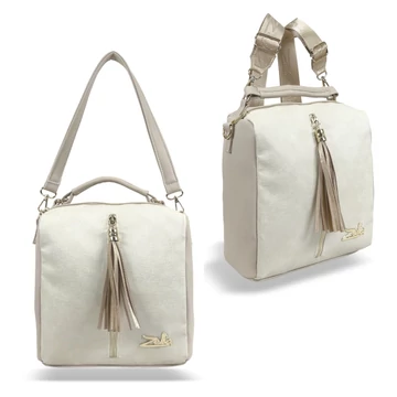 Zellia Női Hátizsák 22112 Beige-Arany - Pearl -