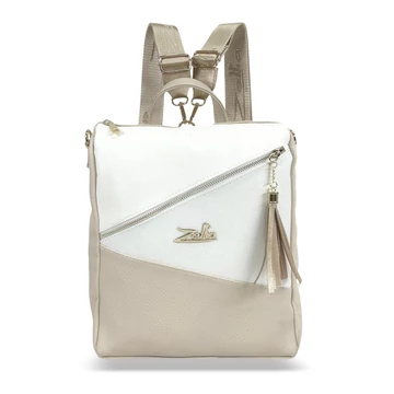 Zellia Női Hátizsák 23137 Beige-Fehér - Holo -