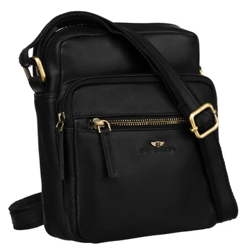 Peterson Férfi Bőr Oldaltáska Ptn 710-Opu-4604 Black - Black