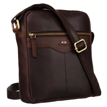 Peterson Férfi Bőr Oldaltáska Ptn 711-Opu-4710 Brown - Barna