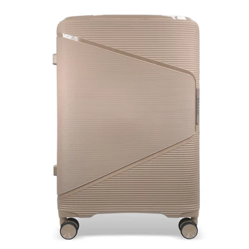 Zellia Polipropilén Bőrönd Ppb088 - Cappuccino L Méret - 75 X 50 X 30 Cm