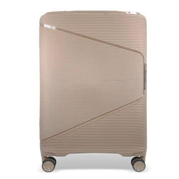 Zellia Polipropilén Bőrönd Ppb088 - Cappuccino S Méret - 55 X 40 X 20 Cm