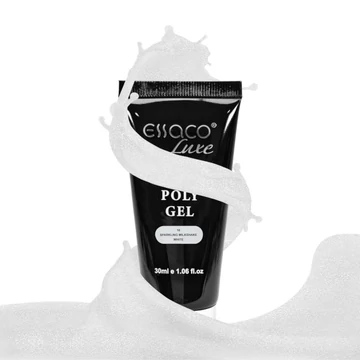 Essaco Poly Gél - Acryl Gél - Luxe Collection - Sparkling Milkshake White - 10