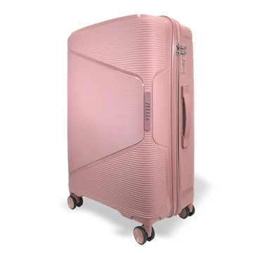 Zellia Polipropilén Bőrönd Ppb088 - Rosegold M Méret - 65 X 44 X 25 Cm