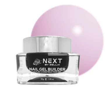 Next By Zellia Gel Builder / Epítő Zselé 30G - Hema Free - Zgb-005 - Pink Rose 