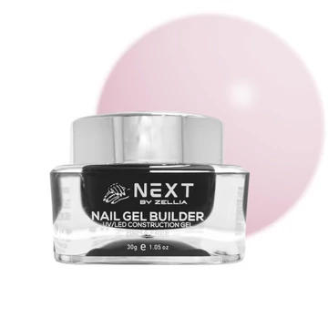 Next By Zellia Gel Builder / Epítő Zselé 30G - Hema Free - Zgb-009 - Baby Pink