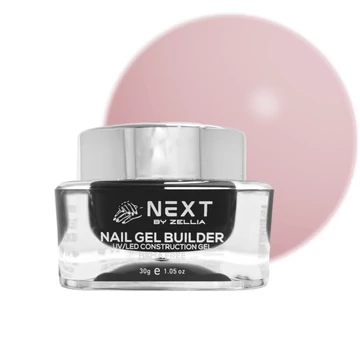 Next By Zellia Gel Builder / Epítő Zselé 30G - Hema Free - Zgb-013 - Rose Dust
