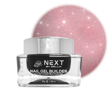 Next By Zellia Gel Builder / Epítő Zselé 30G - Hema Free - Zgb-017 - Morning Lake - Reflektív