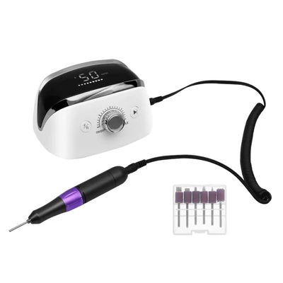 Nagy Teljesítményű Körömcsiszoló Gép - 108--2-Silver - Ezüst