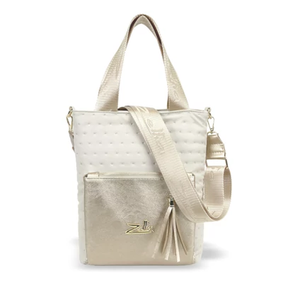 Zellia Női Kézi-Válltáska 17095 Beige-Arany - Ss -