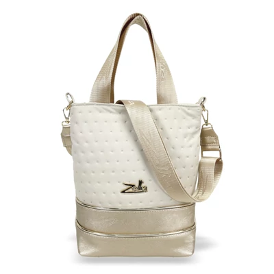 Zellia Női Válltáska/Kézitáska 21026 Beige-Arany - Ss -