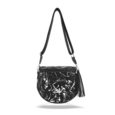 Zellia Női Oldaltáska 21028 Fekete - Leaf -