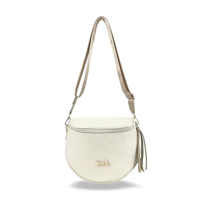 Zellia Női Oldaltáska 21028 Világos Beige - Shiny -