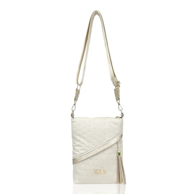 Zellia Női Oldaltáska 23012 Beige-Arany - Ss -