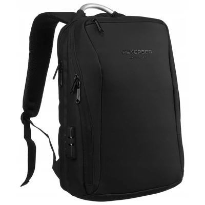 Peterson Hátizsák - Ptn 2304-2665 Black - Fekete - 44,5 X 28 X 14,5 Cm -